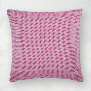 langford houndstooth decorative pillow in pink