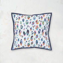 bright leopard decorative pillow