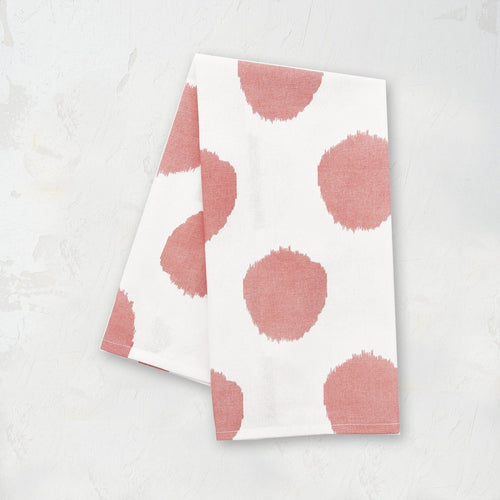 hibiscus dot kitchen towel